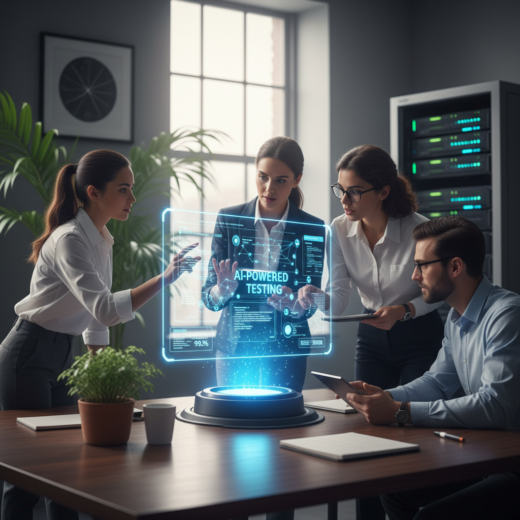 Generate AI in software Testing Image